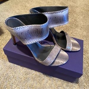 Snakeskin print Stuart Weitzman Sandals